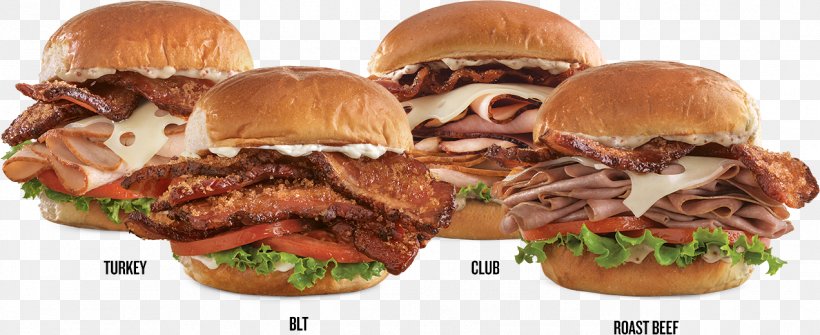 Slider Montreal-style Smoked Meat Bacon BLT Club Sandwich, PNG, 1272x521px, Watercolor, Cartoon, Flower, Frame, Heart Download Free