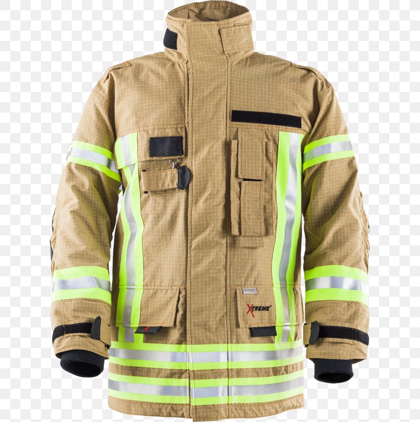Jacket Polybenzimidazole Fiber Gore-Tex Fire Department Schutzkleidung, PNG, 625x825px, Jacket, Beige, Clothing, En 469, Fire Download Free