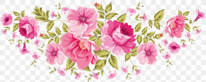 Wedding Invitation Pink Flowers Rose, PNG, 3258x1303px, Wedding Invitation, Art, Blossom, Cut Flowers, Floral Design Download Free