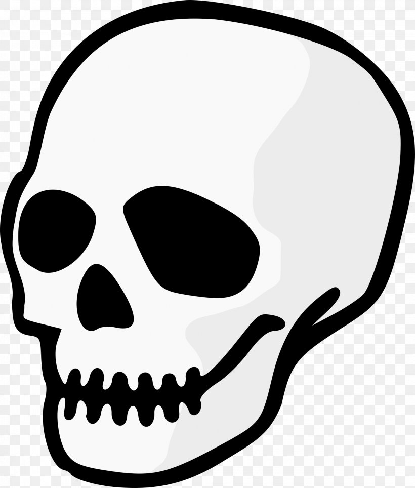 Clip Art Vector Graphics Skull Openclipart Image, PNG, 2040x2400px, Skull, Artwork, Black And White, Bone, Diagram Download Free