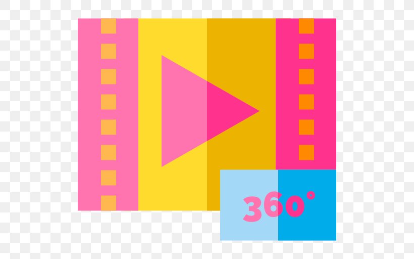 Degree Symbol 360, PNG, 512x512px, Immersive Video, Magenta, Multimedia, Rectangle, User Interface Download Free