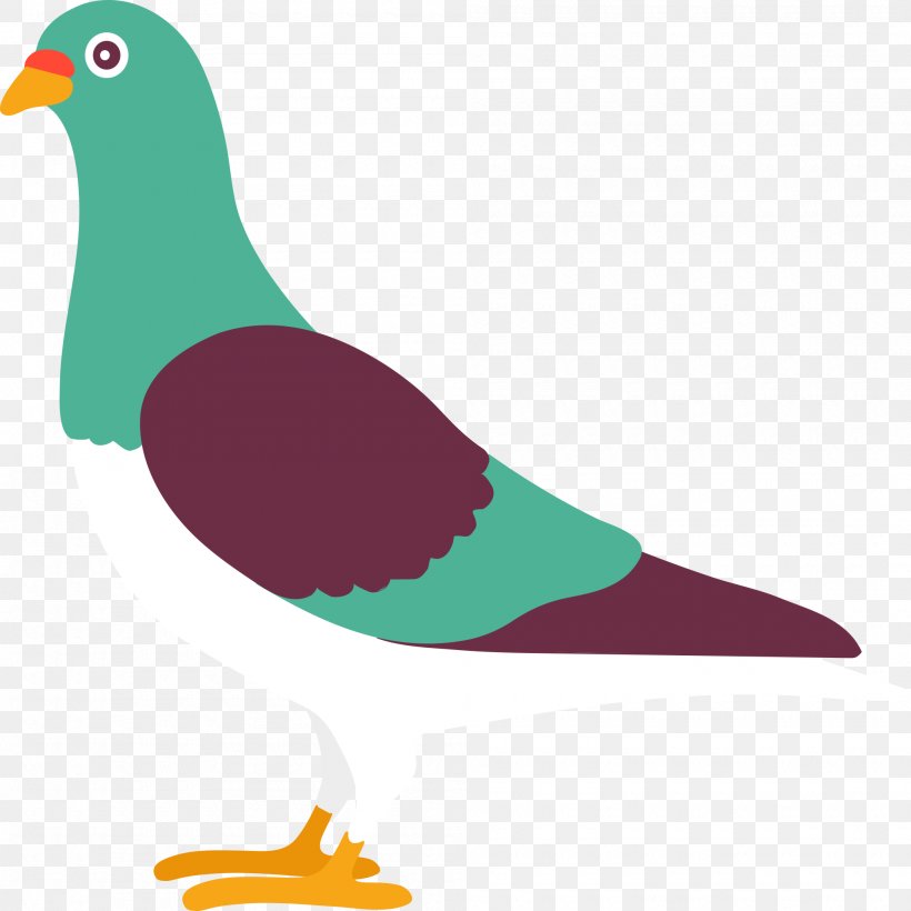 Pigeons And Doves Rock Dove Bird Homing Pigeon Vector Graphics, PNG, 2000x2000px, Pigeons And Doves, Animation, Beak, Bird, Cartoon Download Free