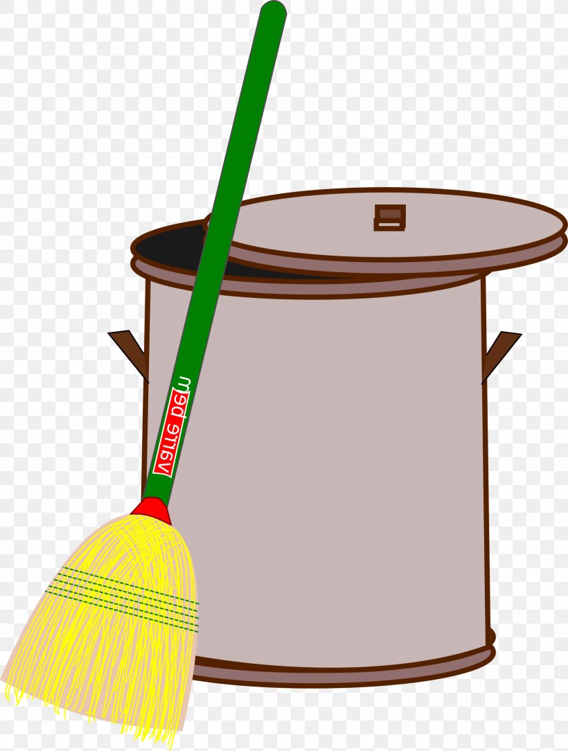 Rubbish Bins & Waste Paper Baskets Broom Tin Can Cleaning, PNG, 1815x2400px, Rubbish Bins Waste Paper Baskets, Broom, Cartoon, Cleaning, Garbage Disposals Download Free