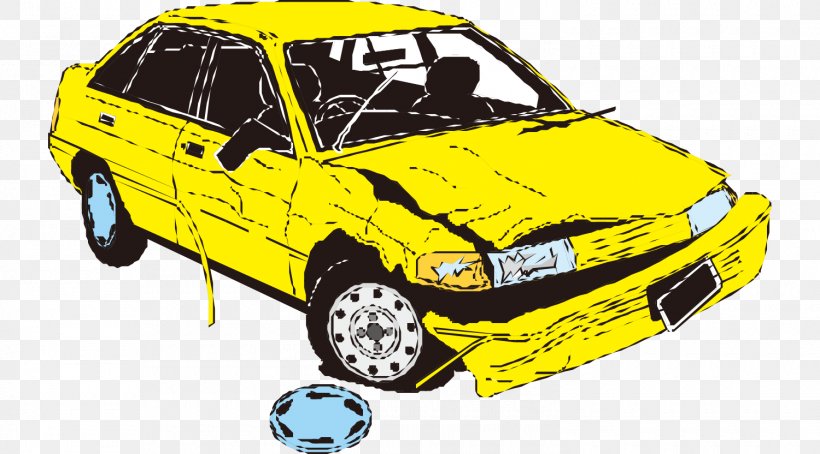 Vector Cartoon Painted Yellow Junk Cars, PNG, 1500x832px, Car, Automotive Design, Automotive Exterior, Brand, Bumper Download Free