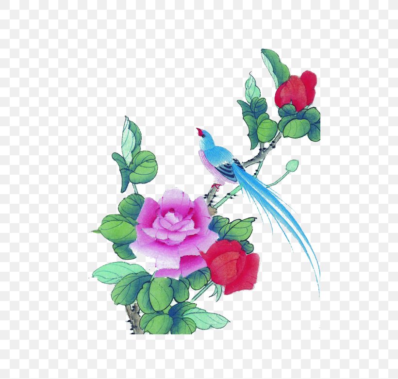 Chinese Painting Bird-and-flower Painting, PNG, 778x781px, Chinese Painting, Artificial Flower, Birdandflower Painting, Branch, Cut Flowers Download Free