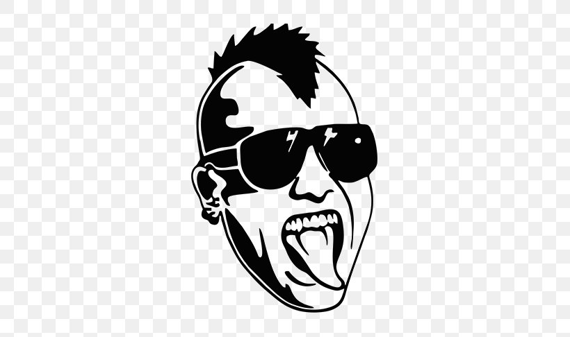 Punk Rock Art Punk Clip Art, PNG, 650x486px, Punk Rock, Art, Art Punk, Black And White, Bone Download Free