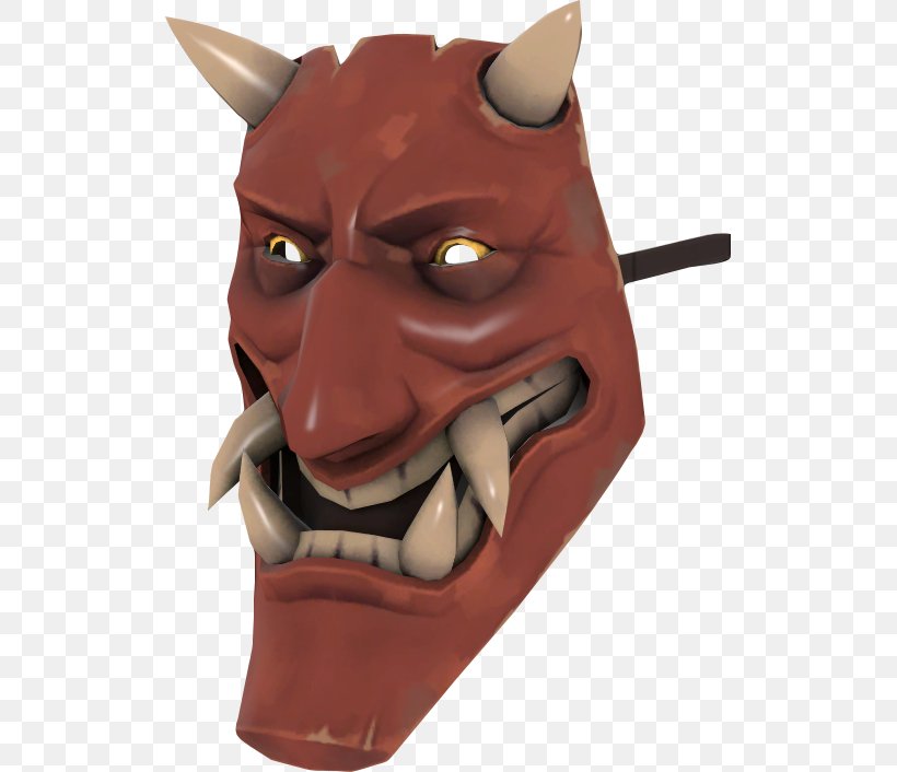 Team Fortress 2 Oni Mask Hannya Noh, PNG, 518x706px, Team Fortress 2, Character, Demon, Face, Fictional Character Download Free