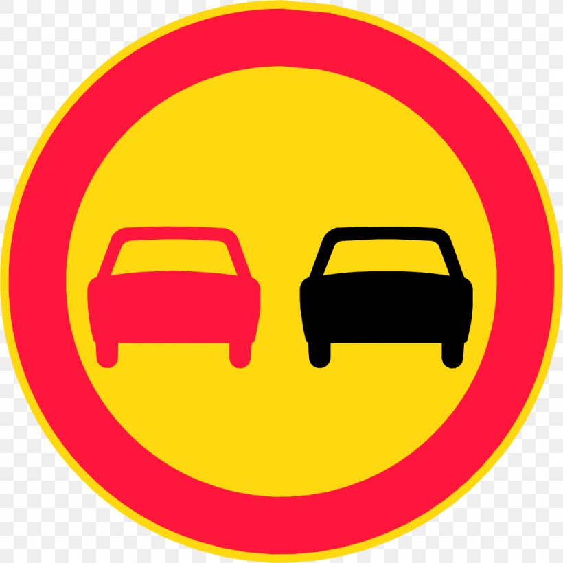 Traffic Sign Overtaking Signage Car Clip Art, PNG, 1024x1024px, Traffic Sign, Area, Brand, Car, Emoticon Download Free