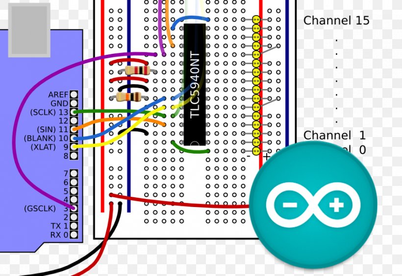 Arduino Pulse-width Modulation Integrated Circuits & Chips Light-emitting Diode Electronics, PNG, 900x620px, Arduino, Ambilight, Area, Diagram, Electronic Circuit Download Free