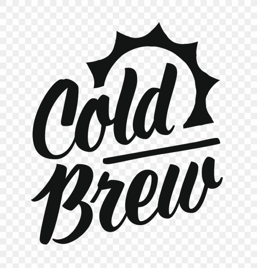 Cold Brew Logo Iced Coffee Brewed Coffee, PNG, 1000x1043px, Cold Brew, Black And White, Brand, Brewed Coffee, Calligraphy Download Free