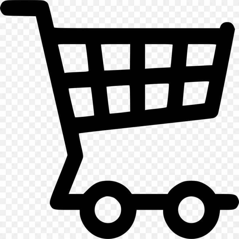 Shopping Cart, PNG, 980x980px, Shopping Cart, Area, Black, Black And White, Ecommerce Download Free
