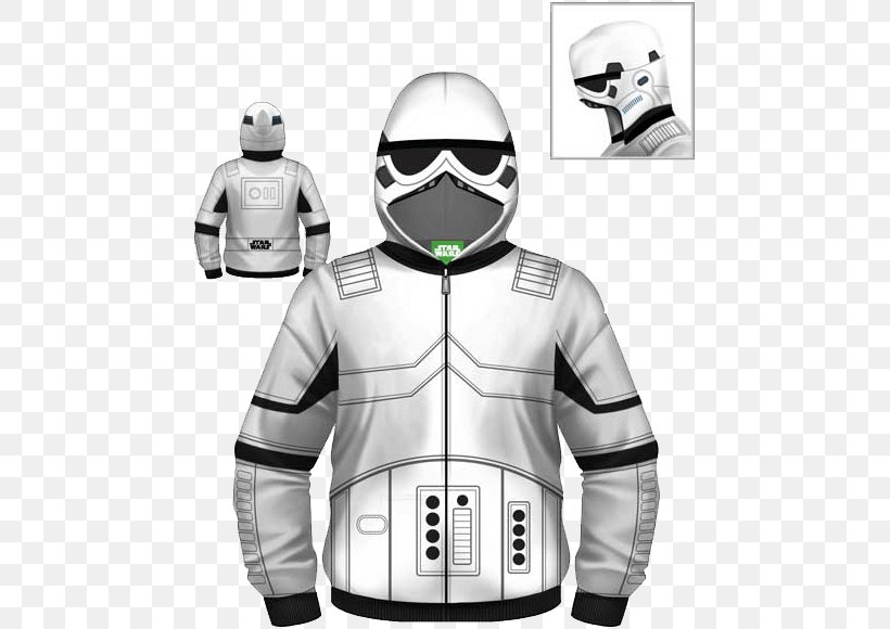 Hoodie Stormtrooper Kylo Ren Leia Organa Snowtrooper, PNG, 580x580px, Hoodie, Blaster, Brand, First Order, Galactic Empire Download Free