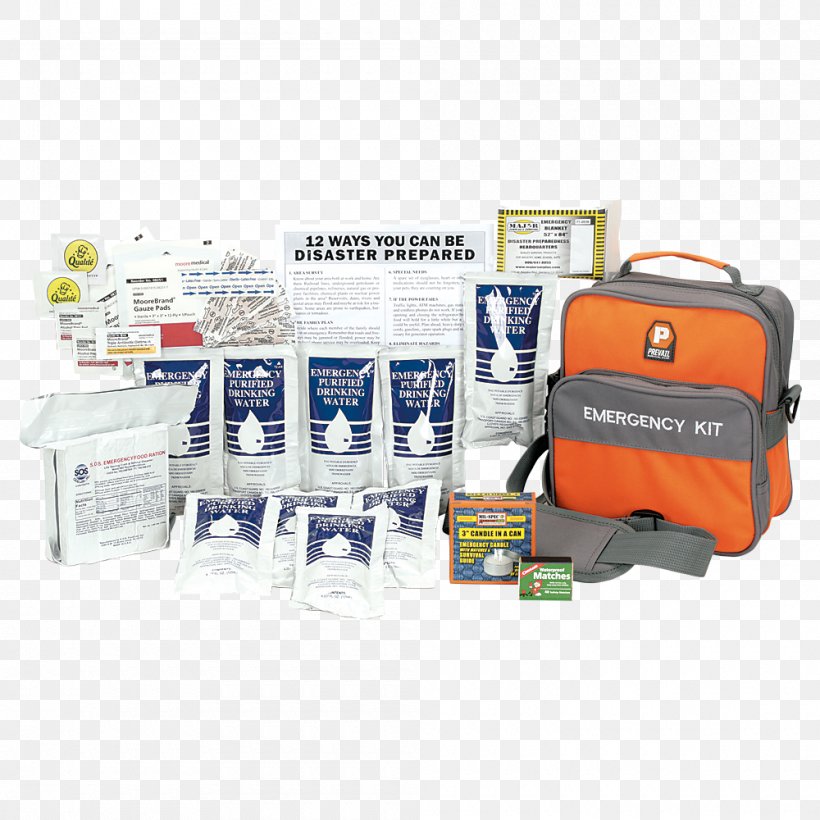 Survival Kit Survival Store Survival Skills Disaster Military Surplus, PNG, 1000x1000px, Survival Kit, Bag, Com, Disaster, Emergency Download Free