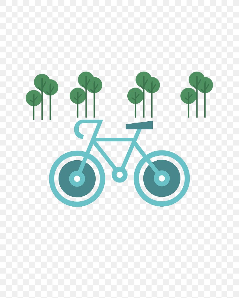 Bicycle Flat Design, PNG, 695x1024px, Bicycle, Designer, Flat Design, Green, Icon Design Download Free