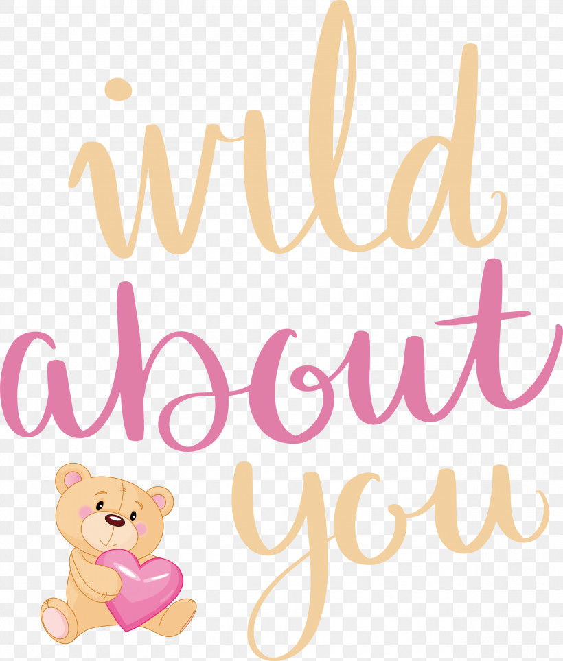 Wild About You Valentines Day Valentine, PNG, 2550x3000px, Valentines Day, Biology, Cartoon, Geometry, Happiness Download Free