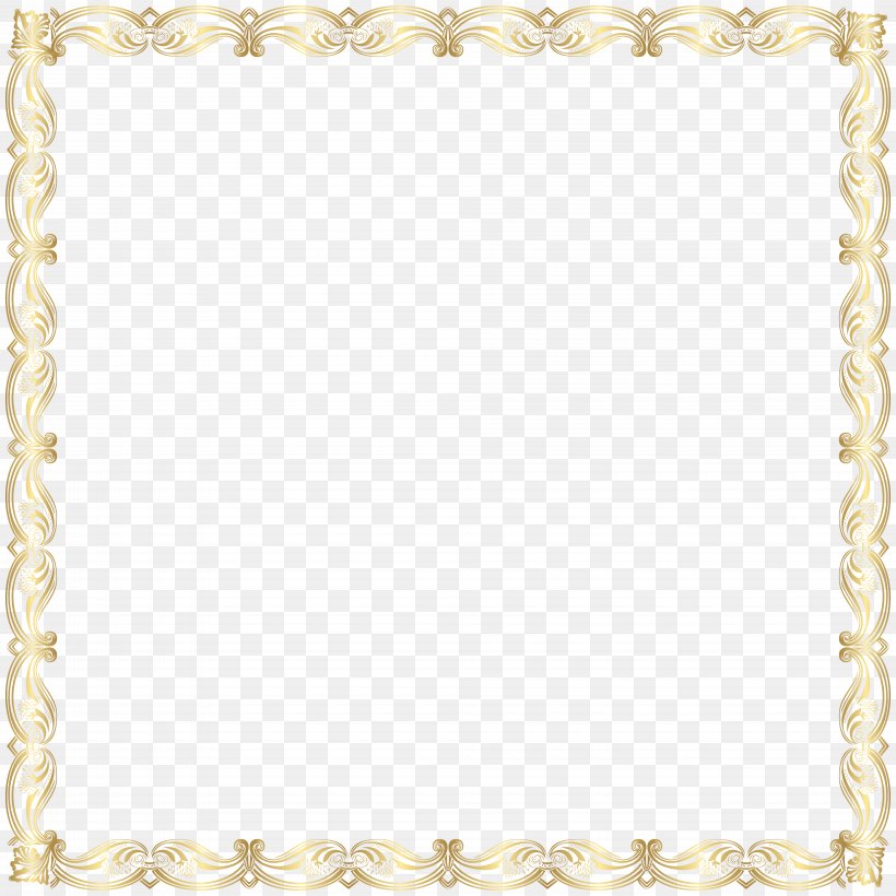 Gold Frame Euclidean Vector, PNG, 8000x8000px, Gold Frame, Area, Pattern, Picture Frames, Placemat Download Free