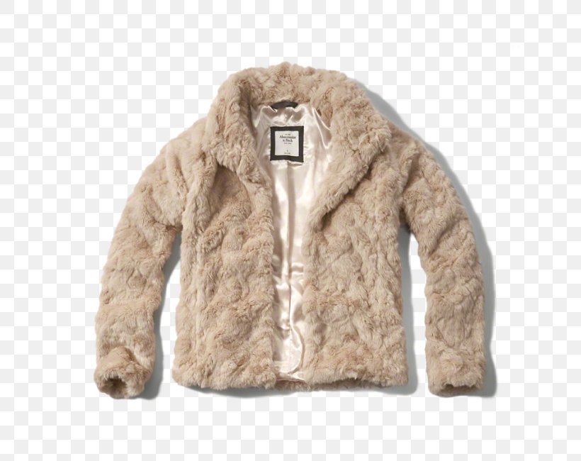 Hoodie Fake Fur Jacket Abercrombie & Fitch Coat, PNG, 650x650px, Hoodie, Abercrombie Fitch, Animal Product, Artificial Leather, Beige Download Free