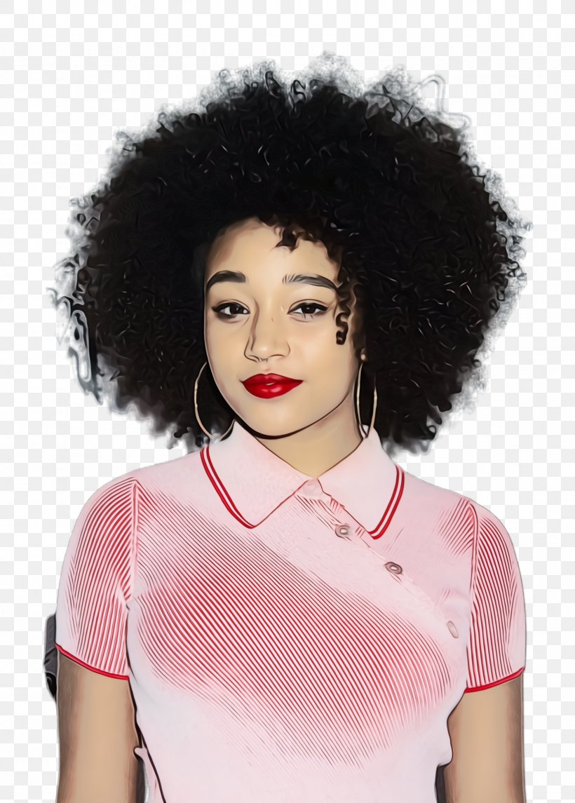 Hair Cartoon, PNG, 1692x2364px, Amandla Stenberg, Afro, Black, Black Hair, Brown Download Free