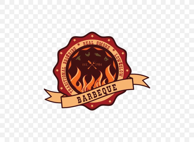 Logo Barbecue Grill Illustration Image, PNG, 600x600px, Logo, Badge, Barbecue, Barbecue Grill, Barbecue Restaurant Download Free