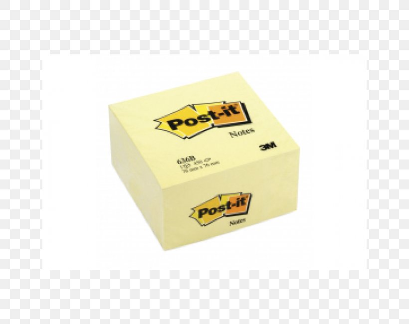 Post-it Note Paper Centimeter Yellow Cube, PNG, 650x650px, Postit Note, Adhesive, Box, Centimeter, Color Download Free
