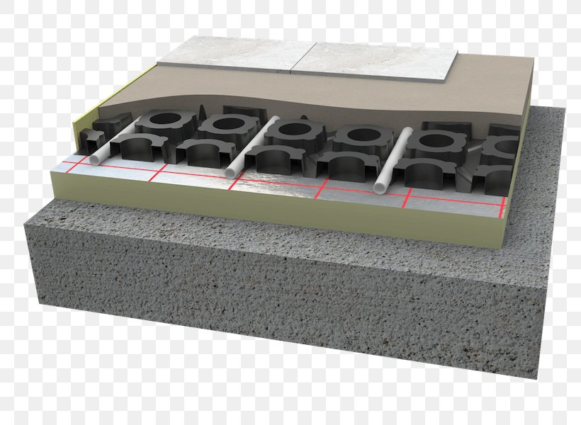 Screed Underfloor Heating Concrete Slab Building, PNG, 800x600px, Screed, Architectural Engineering, Box, Building, Building Insulation Download Free