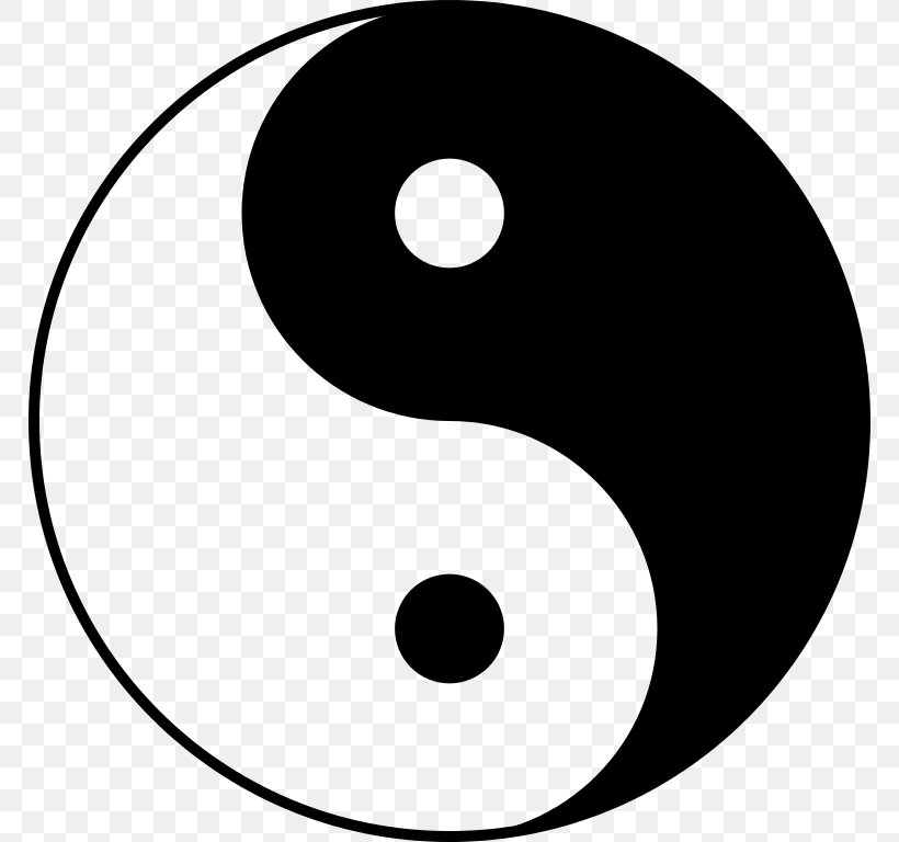Taoism Symbol Yin And Yang Taijitu, PNG, 768x768px, Taoism, Area, Black And White, Chinese Philosophy, Confucianism Download Free