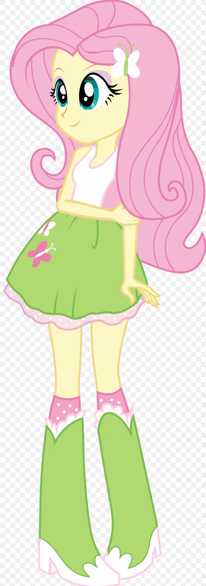 Fluttershy My Little Pony: Equestria Girls Rainbow Dash, PNG, 1496x4253px, Watercolor, Cartoon, Flower, Frame, Heart Download Free