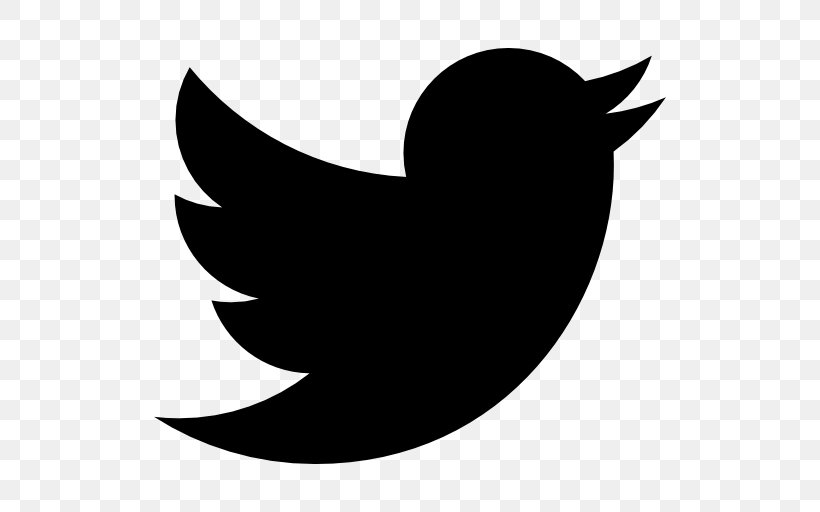 Social Media Logo, PNG, 512x512px, Social Media, Beak, Bird, Black, Black And White Download Free