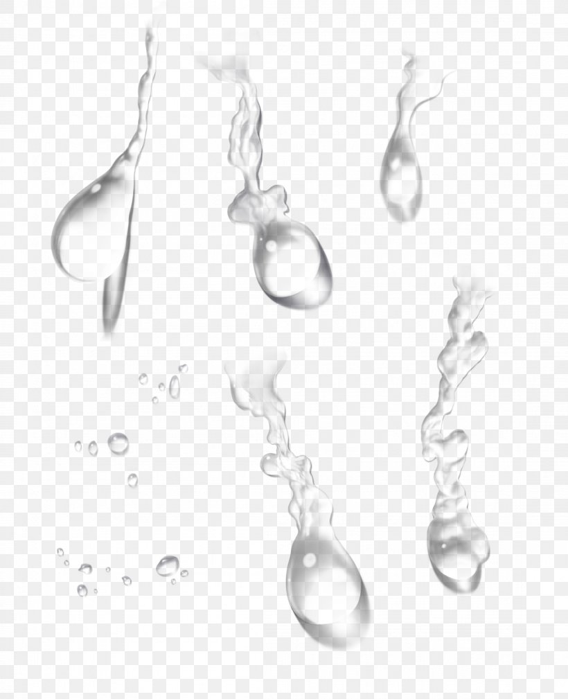 Drop Water, PNG, 2207x2718px, Water, Black And White, Body Jewelry, Chain, Dew Download Free