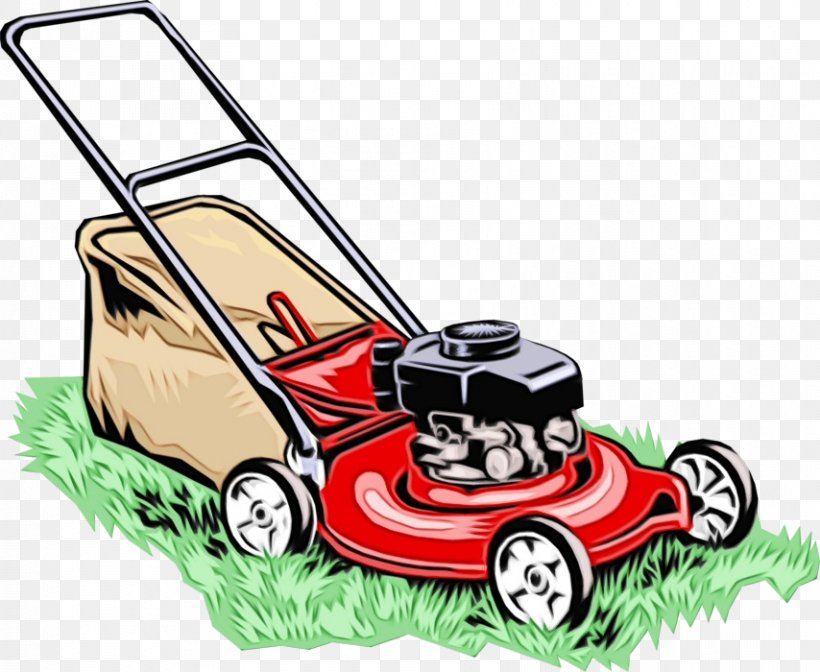 Motor Vehicle Mower Walk-behind Mower Lawn Mower Vehicle, PNG, 854x700px, Watercolor, Grass, Lawn, Lawn Mower, Mode Of Transport Download Free