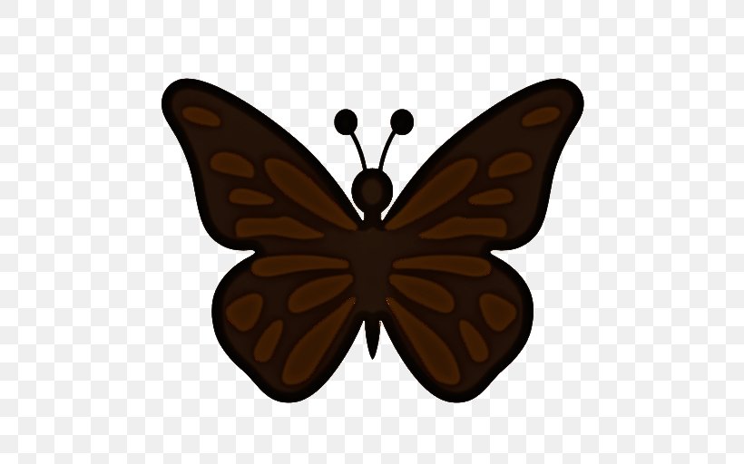 Emoji Background, PNG, 512x512px, Butterfly, Brown, Brushfooted Butterfly, Emoji, Emoticon Download Free