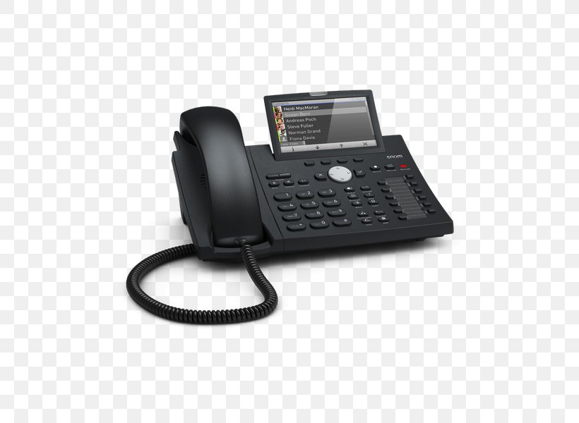 SNOM Snom D375 Voice Over IP VoIP Phone Session Initiation Protocol, PNG, 600x600px, Snom Snom D375, Communication, Corded Phone, Cordless Telephone, Electronic Hook Switch Download Free