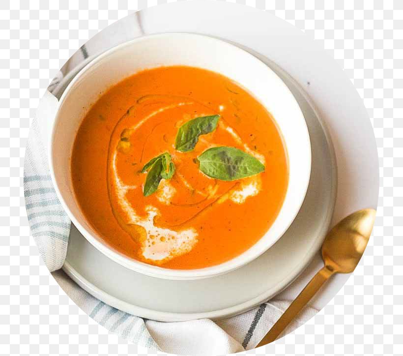 Tomato Soup Bisque Ezogelin Soup Recipe, PNG, 724x724px, Tomato Soup, Bisque, Black Pepper, Capsicum, Carrot Download Free