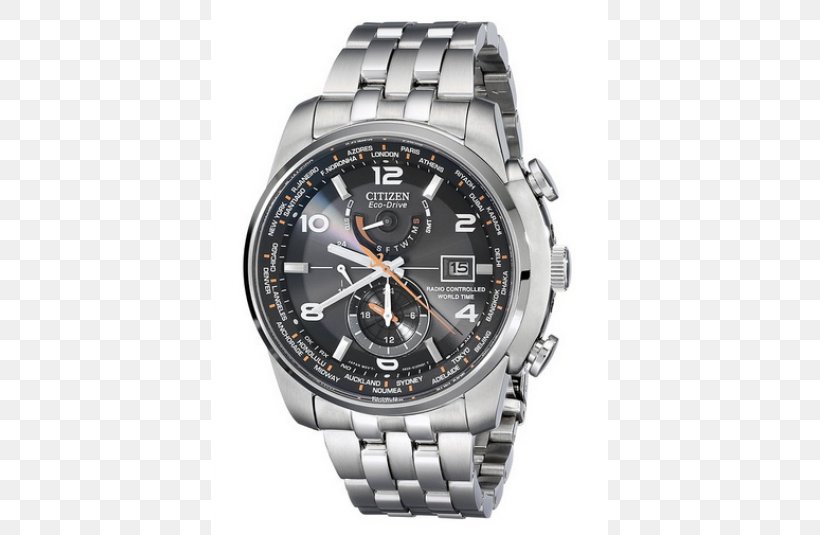 CITIZEN Men's Eco-Drive World Time A-T Watch Citizen Holdings CITIZEN Eco-Drive Perpetual Chrono A-T, PNG, 555x535px, Ecodrive, Brand, Chronograph, Citizen Ecodrive Calibre 8700, Citizen Holdings Download Free