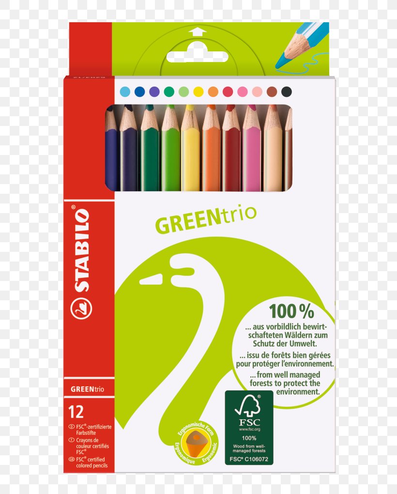 Colored Pencil Schwan-STABILO Schwanhäußer GmbH & Co. KG Stationery, PNG, 765x1020px, Colored Pencil, Berol, Brand, Cardboard, Color Download Free