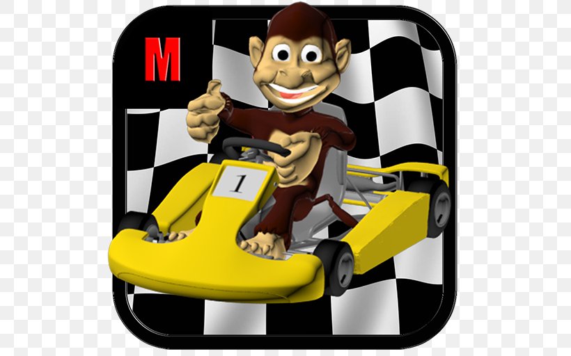 Monkey Madness Kart Racing Monkey Boxing Android MoboMarket, PNG, 512x512px, Monkey Madness Kart Racing, Android, Auto Racing, Car, Football Download Free