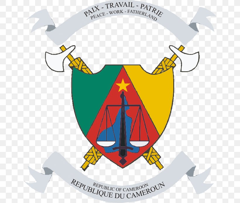 Coat Of Arms Of Cameroon National Coat Of Arms National Emblem, PNG, 658x695px, Cameroon, Brand, Coat Of Arms, Coat Of Arms Of Austria, Coat Of Arms Of Cameroon Download Free
