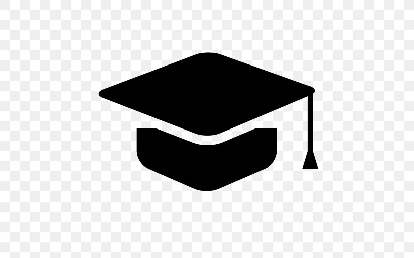 Student Graduation Ceremony Education, PNG, 512x512px, Student, Black, Black And White, Cap, Course Download Free