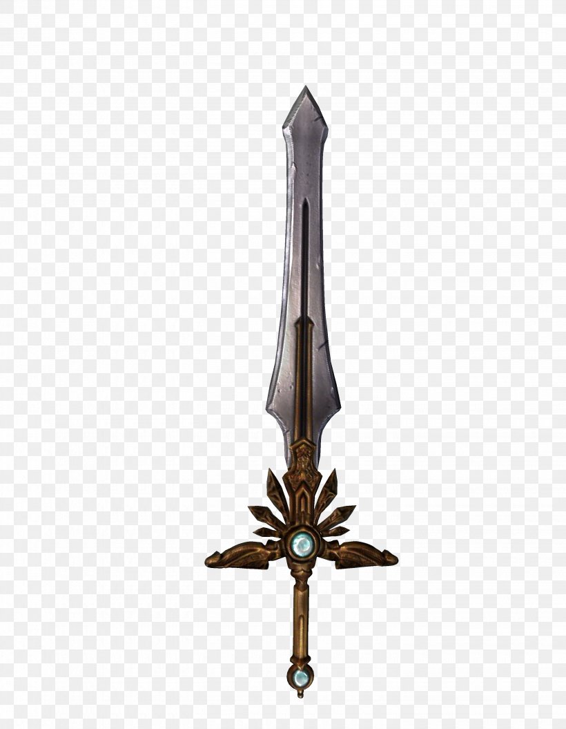 Diablo III Tyrael Sword Weapon The Elder Scrolls V: Skyrim, PNG ...