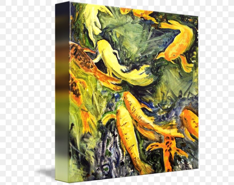 Koi Abstract Art Painting Carp, PNG, 587x650px, Koi, Abstract Art, Art, Canvas, Carp Download Free