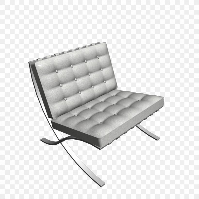 Barcelona Chair Couch Sofa Bed Daybed, PNG, 1000x1000px, Barcelona Chair, Bed Frame, Chair, Comfort, Couch Download Free