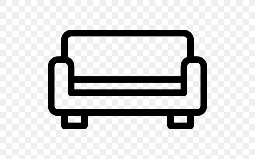 Couch Sofa Bed Living Room, PNG, 512x512px, Couch, Area, Bed, Black And White, Chair Download Free