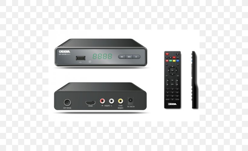 HDMI DVB-T2 Set-top Box Digital Television Digital Video Broadcasting, PNG, 500x500px, Hdmi, Audio Receiver, Cable, Cable Converter Box, Cable Television Download Free