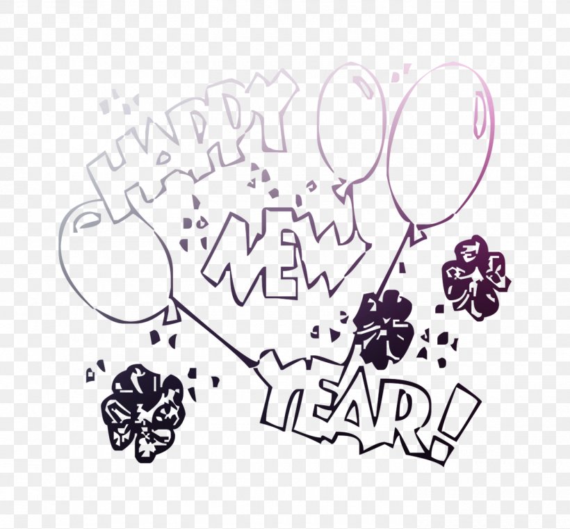 New Year's Day Coloring Book New Year's Eve Drawing, PNG, 1400x1300px, New Years Day, Art, Blackandwhite, Chinese New Year, Christmas And Holiday Season Download Free
