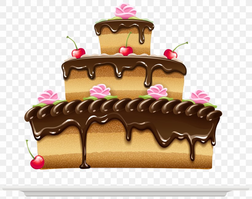 Birthday Cake Chocolate Cake Cream, PNG, 3519x2783px, Birthday Cake, Baked Goods, Baking, Birthday, Buttercream Download Free