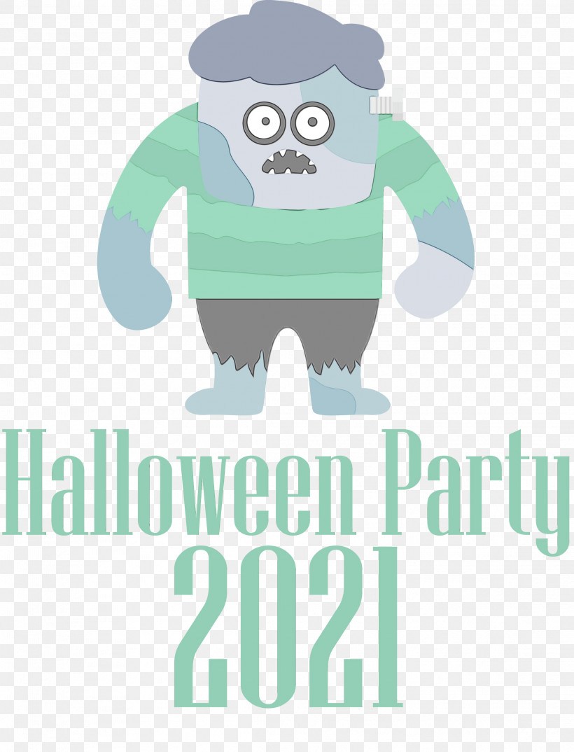 Human Poster Logo Behavior Teal, PNG, 2289x3000px, Halloween Party, Behavior, Human, Logo, Microsoft Azure Download Free