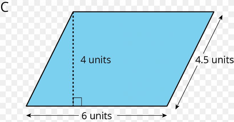 Parallelogram Base Triangle Area, PNG, 1003x523px, Parallelogram, Area, Azure, Base, Blue Download Free