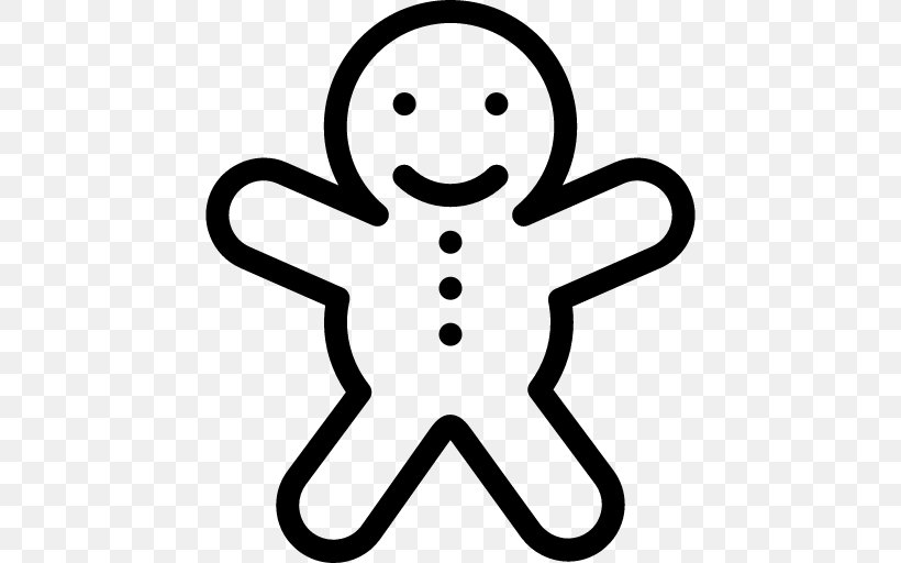 Gingerbread Man Biscuits Christmas Cookie, PNG, 512x512px, Gingerbread Man, Biscuit, Biscuits, Black And White, Chocolate Chip Cookie Download Free