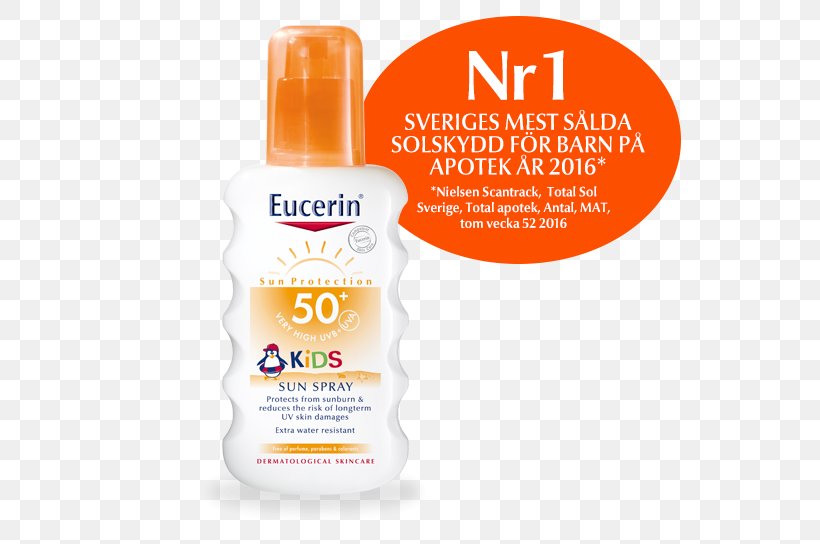 Lotion Sunscreen Aerosol Spray Eucerin Factor De Protección Solar, PNG, 770x544px, Lotion, Aerosol Spray, Child, Eucerin, Liquid Download Free