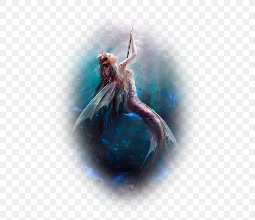 Mermaid Art Siren Legendary Creature Painting, PNG, 502x708px, Watercolor, Cartoon, Flower, Frame, Heart Download Free